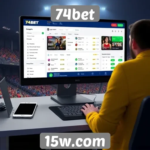 Avaliação da experiência do usuário no 74bet